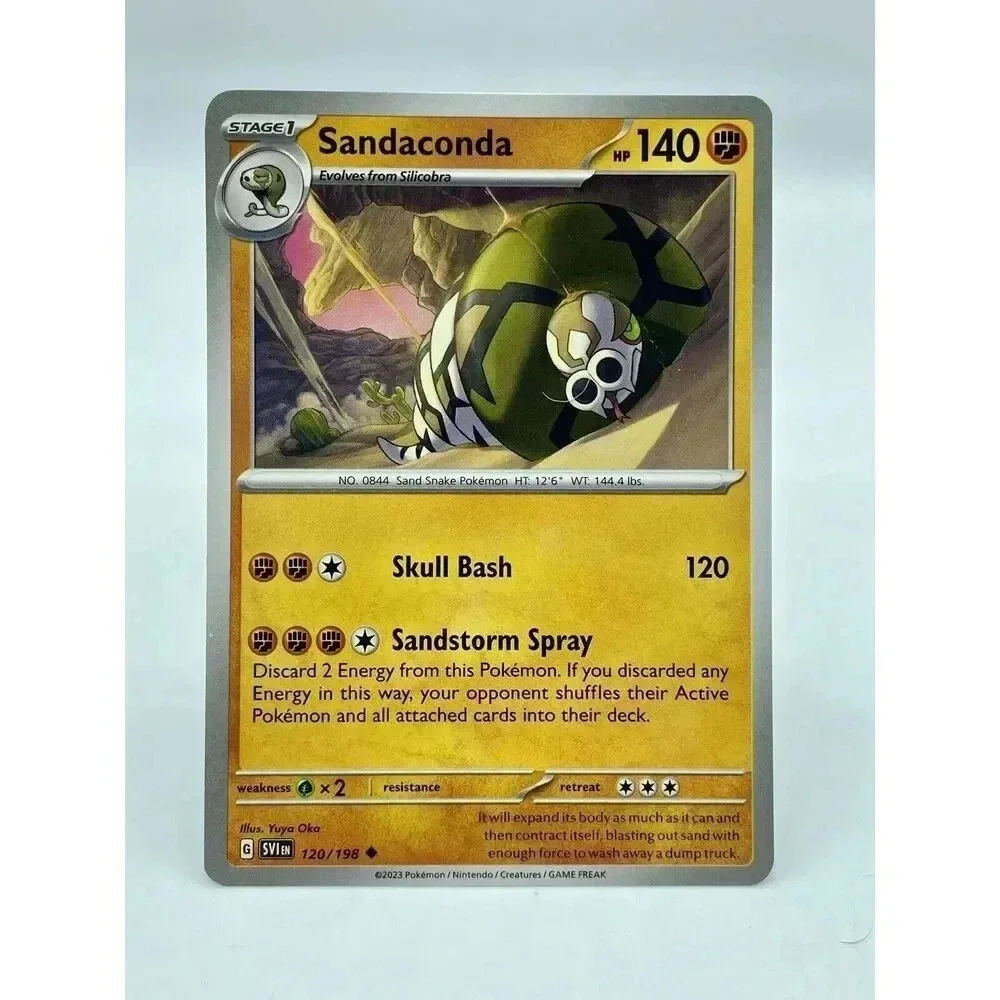 Sandaconda 120/198 Scarlet & Violet Non-Holo Pokémon TCG Mint‎ Unplayed